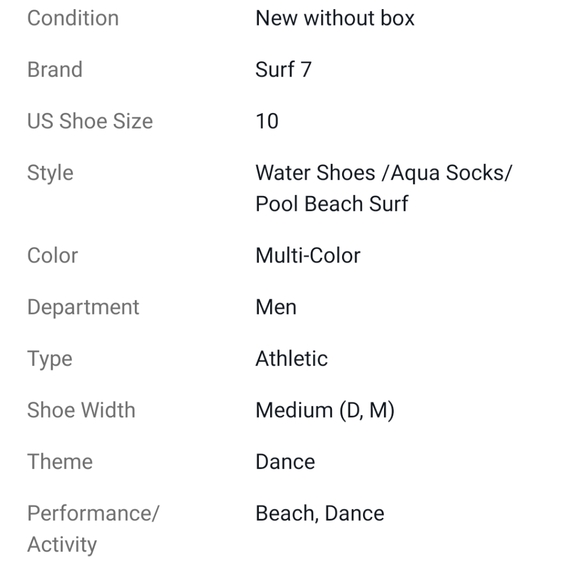 Men's Slip on Water / Pool/ Beach/ Surf-Yoga shoes - Picture 11 of 11